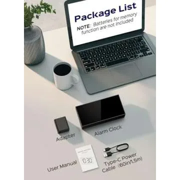 GOLOZA Digital Alarm Clock - Simplicity & Clarity for All