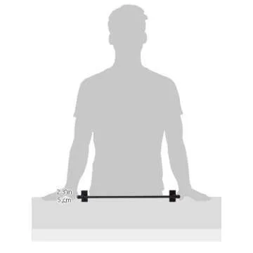 Rod Desyne Mag-12 Magnetic Curtain Rod, 17-30", Black