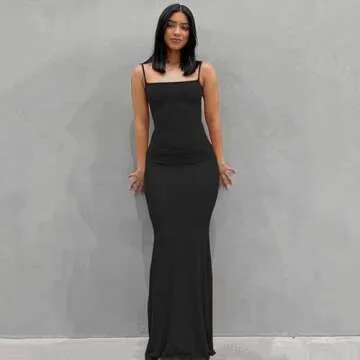 Elegant ABYOVRT Bodycon Maxi Dress for Any Occasion