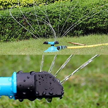 Kadaon Lawn Sprinkler - 360 Degree Kids Water Play