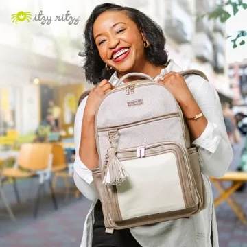 Itzy Ritzy Boss Plus Diaper Bag Backpack - Chic & Functional