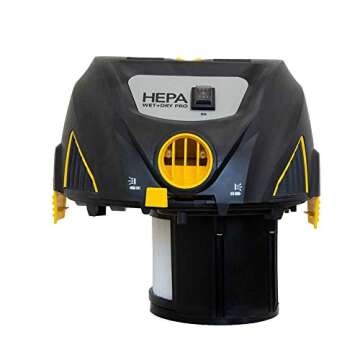 Dustless HEPA Wet+Dry Pro Vacuum - 8 Gallon Commercial Vacuum for Silica and Lead Dust