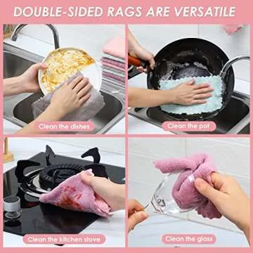 11-Pack Eco-Friendly Reusable Kitchen Dish Cloths
