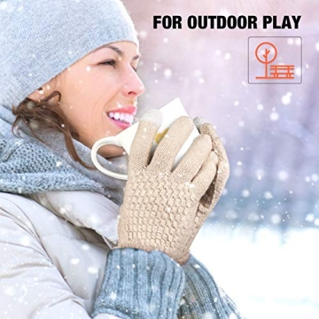 Stylish Women's Touchscreen Gloves for Winter Warmth