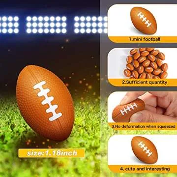 Civaner Mini Football Stress Balls Pack of 100