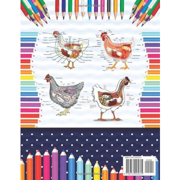 Chicken Anatomy Coloring Book for Fun and Learning!