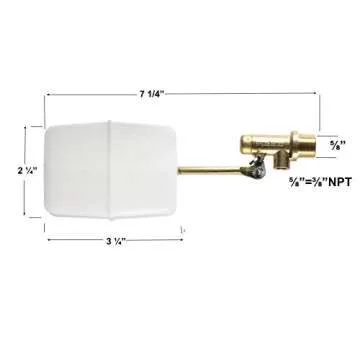 Heavy Duty Brass Auto Fill Water Float Valve for Pools