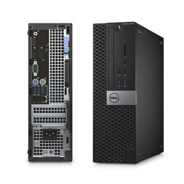 Dell OptiPlex 5040 SFF PC Desktop Computer, with New 24" FHD Monitor, Esports Game Earphones, Core i5-6500, 16GB RAM, 256GB SSD, Keyboard & Mouse, Windows 10 Pro (Renewed)