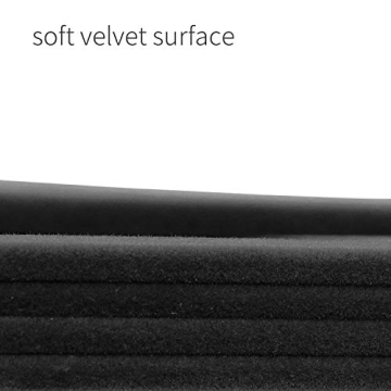 ManGotree Velvet Suit Hangers with 360° Swivel Gold Hook, Non-Slip Felt Hangers, Ultra-Slim Space Saving Clothes Hangers, Sturdy Coat Hangers, 36 Pack (Black)