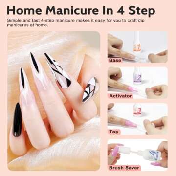 Lavender Violets Dip Powder Liquid Set for Stunning Nails