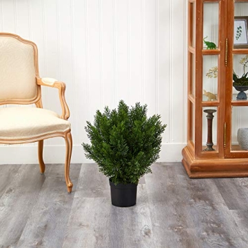 Nearly Natural Cedar Artificial Bush for Home Decor