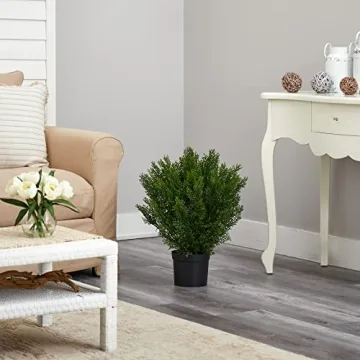 Nearly Natural Cedar Artificial Bush for Home Decor