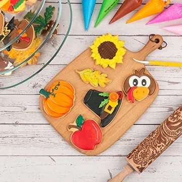 Flycalf Thanksgiving Cookie Cutters Set 14PC Fall Shapes