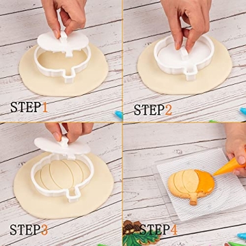 Flycalf Thanksgiving Cookie Cutters Set 14PC Fall Shapes