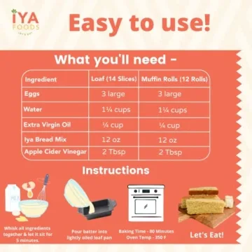 Iya Foods Rosemary Bread Mix - Gluten-Free Artisan Baking