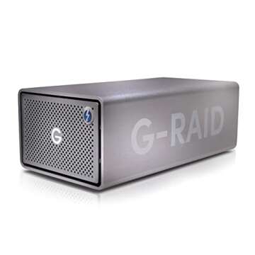 SanDisk Professional G-RAID 2 36TB 2-Bay RAID Array (2 x 18TB, Thunderbolt 3/USB 3.2 Gen 1) Bundle with 32GB Memory Card and 32GB Ultra Flair USB 3.0 Flash Drive (3 Items)