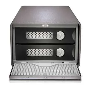 SanDisk Professional G-RAID 2 36TB 2-Bay RAID Array (2 x 18TB, Thunderbolt 3/USB 3.2 Gen 1) Bundle with 32GB Memory Card and 32GB Ultra Flair USB 3.0 Flash Drive (3 Items)