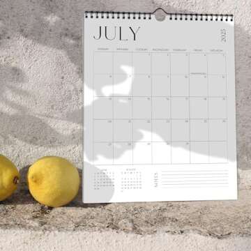 Beautiful 2025-2026 Wall Calendar - Runs from January 2025 until July 2026 – 14.5"x11.5" Office Wall Calendar for Easy Organizing