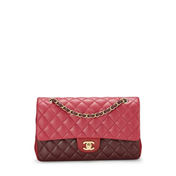 Chanel Pre-Loved Multicolor Lambskin Classic Double Flap