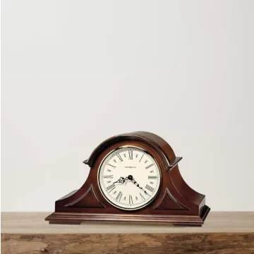 Howard Miller Burton II Mantel Clock - Elegant Timepiece for Home & Office