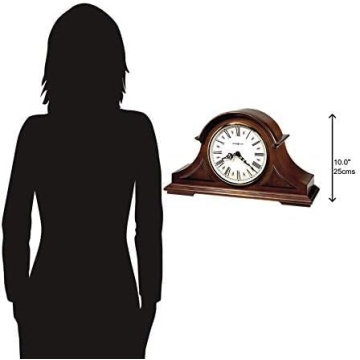 Howard Miller Burton II Mantel Clock - Elegant Timepiece for Home & Office