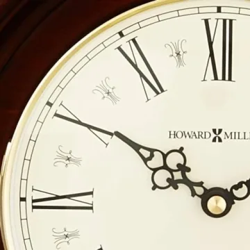 Howard Miller Burton II Mantel Clock - Elegant Timepiece for Home & Office