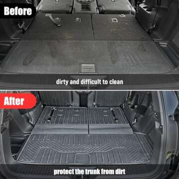 Premium HOUCLEMIC Cargo Mat for Honda Pilot 2023-2025