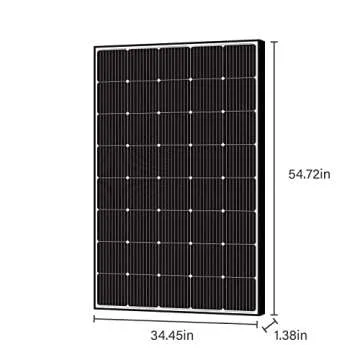 Newpowa 250W Solar Panel - High Efficiency Off-Grid Power Solution