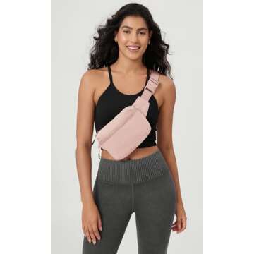 Stylish ODODOS 2L Belt Bag for All - Perfect Fit & Functionality