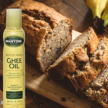 Mantova Ghee Butter Spray - Healthy, Versatile Cooking Spray