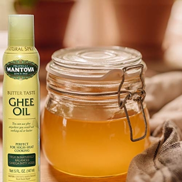 Mantova Ghee Butter Spray - Healthy, Versatile Cooking Spray