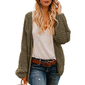 Astylish Chunky Knit Cardigan Women’s Cozy Sweater