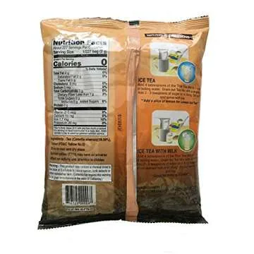 Boba Thai Iced Tea Kit with Black Tapioca Bubble Pearls and Bag Clip from HanoverShops Collection