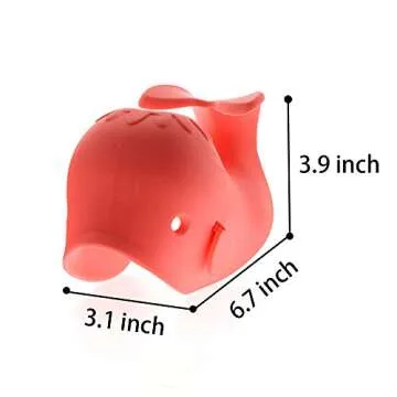 ALIBEBE Faucet Cover Bathtub Baby Tub - Bath Spout Cover Baby Bathtub, Faucet Cover Baby Bathtub Silicone Whale for Kids, Toddlers