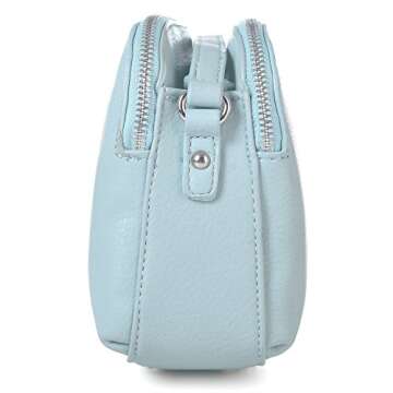 Mother's Day Gift Compact Crossbody Cellphone Purse,Women Wallet Handbag and Functional Travel Shoul...