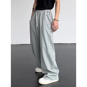 Comfortable OYOANGLE Baggy Sweatpants for Men