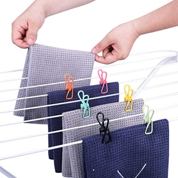 30 Pack Colorful Chip Bag Clips - Versatile Kitchen and Laundry