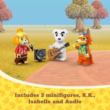 LEGO Animal Crossing K.K.’s Concert Building Set for Kids