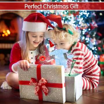 Syhood Christmas Elf Accessories Set Hot Air Balloon Scooter Baker Care Clothes Costume Outfits for Xmas Elf Doll Dress Party (Cute Style)