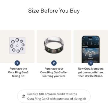 Oura Ring Gen3 Heritage - Smart Health Tracking Ring
