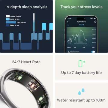 Oura Ring Gen3 Heritage - Smart Health Tracking Ring
