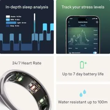 Oura Ring Gen3 Heritage - Smart Health Tracking Ring