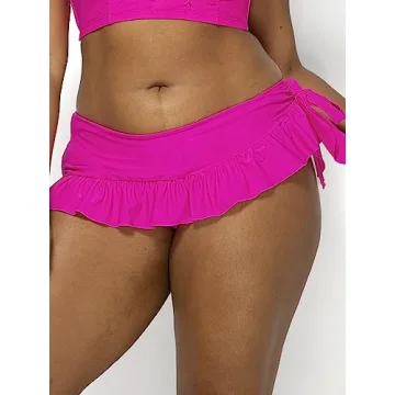 Smart & Sexy Side-tie Swim Skirt Bottoms for Women