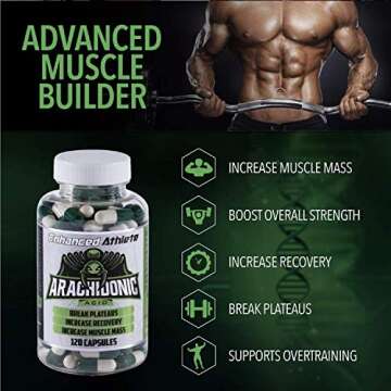 Enhanced Athlete Arachidonic Acid Supplement - Boost Muscle Mass & Recovery (120 Capsules)