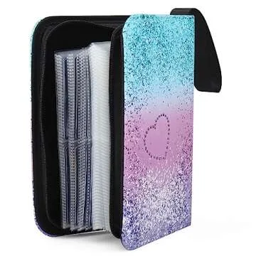 Stylish 4 Pocket Trading Card Binder for Kids