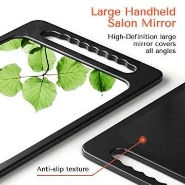 TASALON Unbreakable Hand Mirror - Durable & Ergonomic