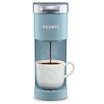 Compact Keurig K-Mini Coffee Maker in Dreamy Blue, Saves Space