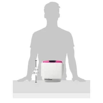 Cooluli 4L Mini Fridge for Skincare & Snacks - Portable Cooler & Warmer