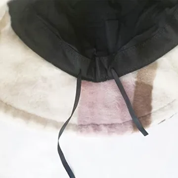 Stylish RUINUO Women's Plush Bucket Hat for Every Season