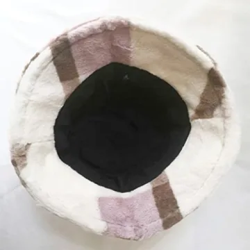 Stylish RUINUO Women's Plush Bucket Hat for Every Season